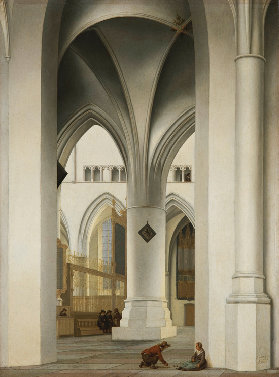 View of the Interior of St. Bavo, Haarlem, Saenredam