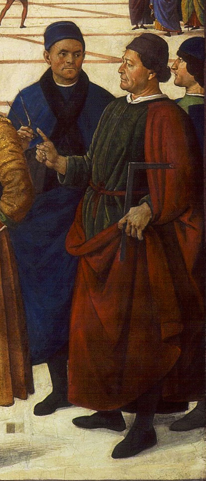 Delivery of the Keys, Pietro Perugino (detail)