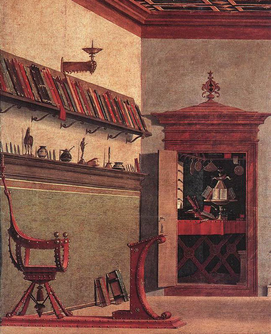 Saint Augustine in his study, Vittore Carpaccio
