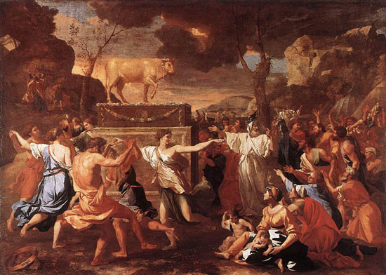 Poussin, Adoration of the Golden Calf