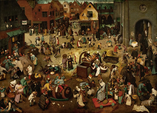 The Battle of Carnival and Lent, Pieter Bruegel