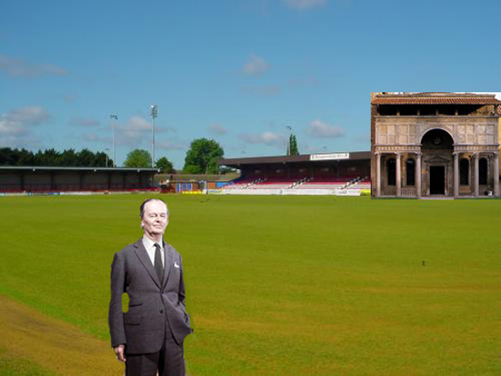 Kenneth Clark and the Kingsmeadow Stadium