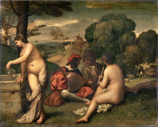 Fêtes Champêtre, Giorgione