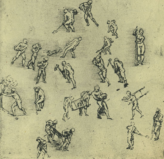 Leonardo working figures