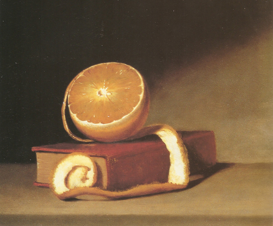 Still life with orange, Raphaelle Peale