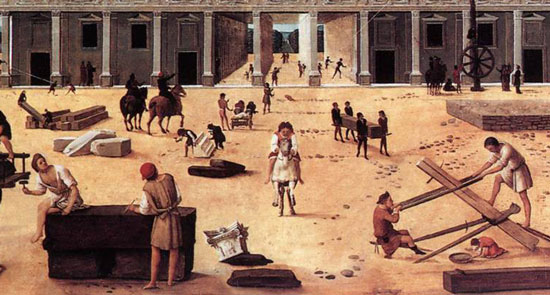 Building of a Palace, Piero di Cosimo