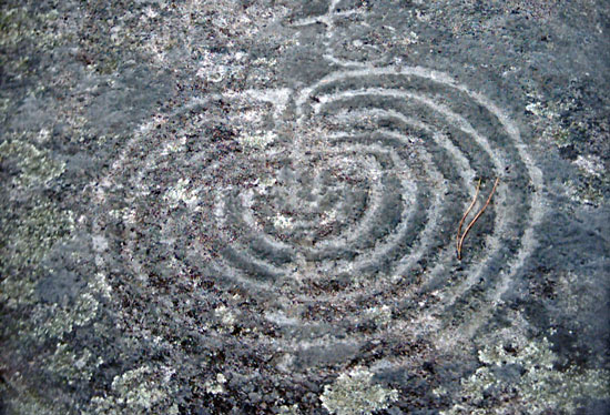 Labirinto do Outeiro do Cribo, A Armenteira, Meis, Pontevedra, Galicia