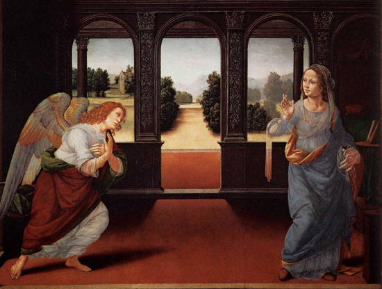 Annunciation, Lorenzo di Credi