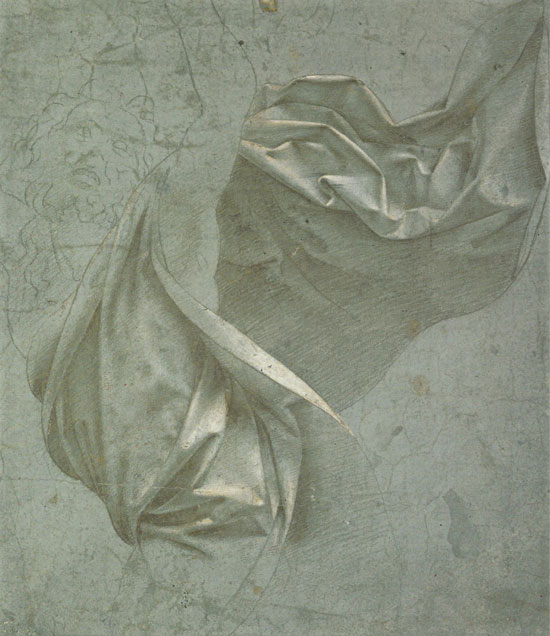 Drapery Study for the Risen Christ, Boltraffio