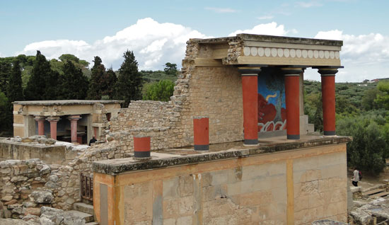 Knossos, North portico