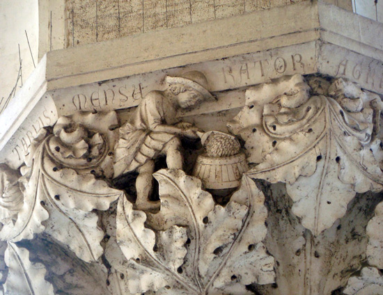 Capital on the Palazzo Ducale—Measurer