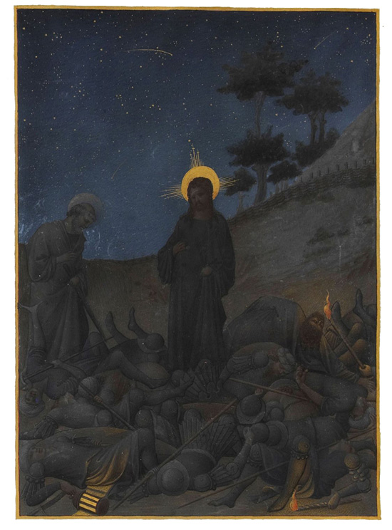 Christ in Gethsemene, Limbourg Brothers