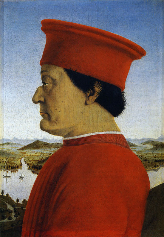 Portrait of Federico da Montefeltro, Piero della Francesca