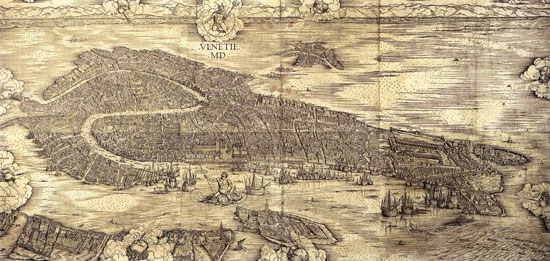 View of Venice, Jacopo de'Barbari