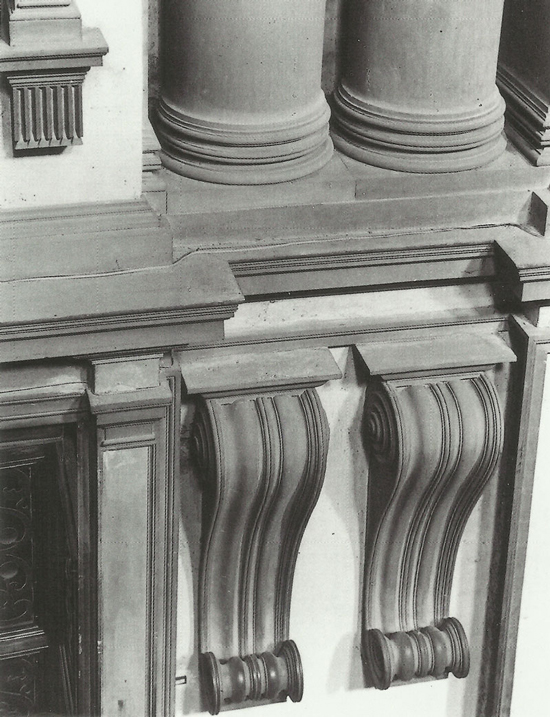 Laurentian Library, detail