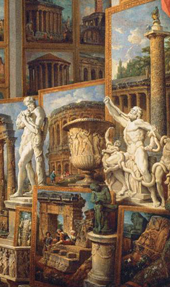 gian paolo panini imaginary gallery of Roman Antiquities