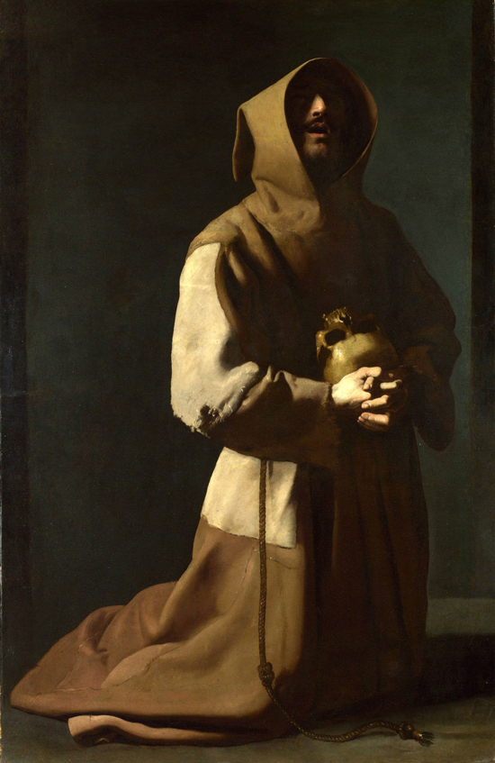 St. Francis in Meditation, Francisco de Zurbarán