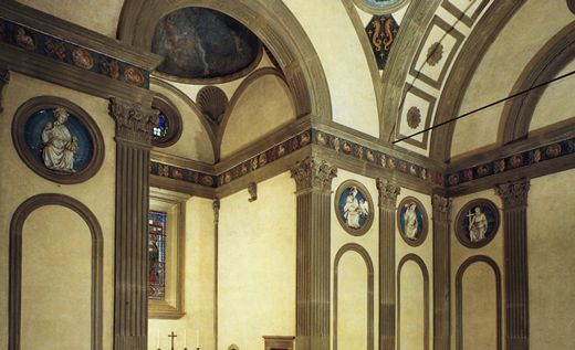 Pazzi chapel interior