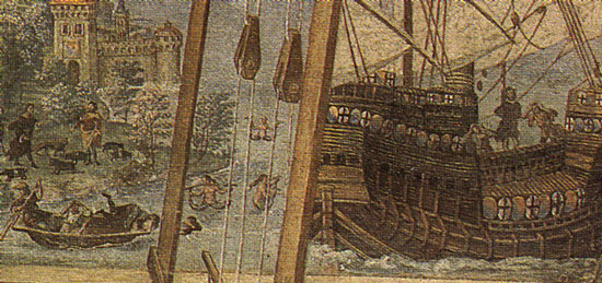 Odysseus in various situations, Pinturicchio