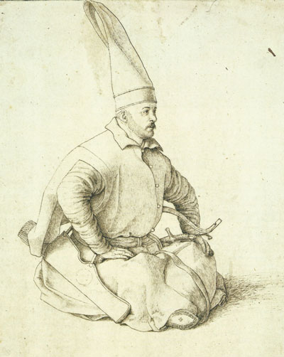 A Turkish Janissary, Gentile Bellini