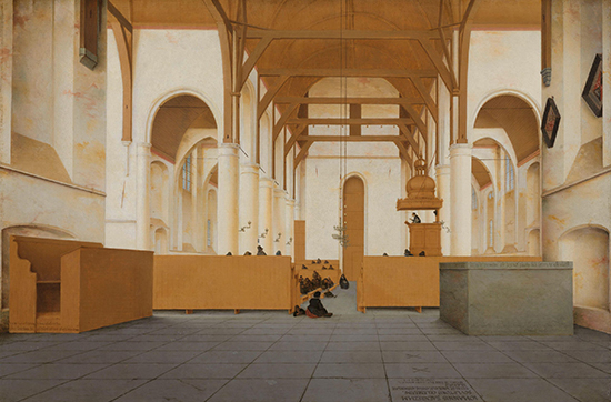 Pieter Jansz. Saenredam, Interior of the Church of St. Odulphus at Assendelft