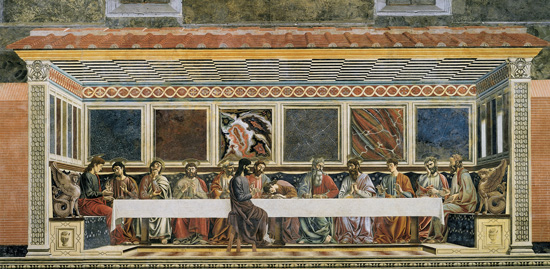 Last Supper, Andrea del Castagno