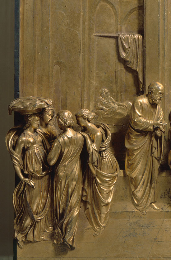 Jacob and Esau, detail, Lorenzo Ghiberti