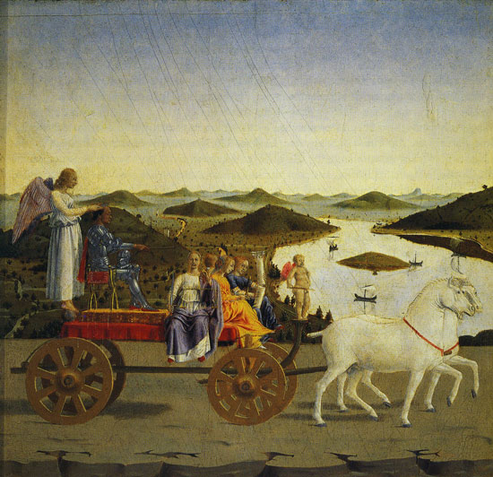 Federico da Montefeltro in triumph, Piero della Francesca
