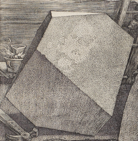 Dürer, Melencolia I, detail
