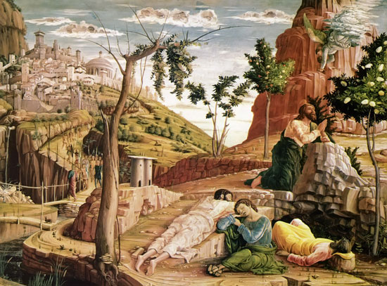 Christ in the Garden of Gethsemene, Andrea Mantegna