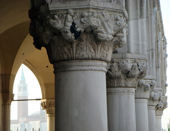 Capitals on the Palazzo Ducale