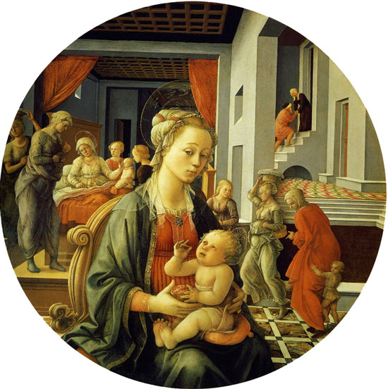 Bartolini Tondo, Filippo Lippi